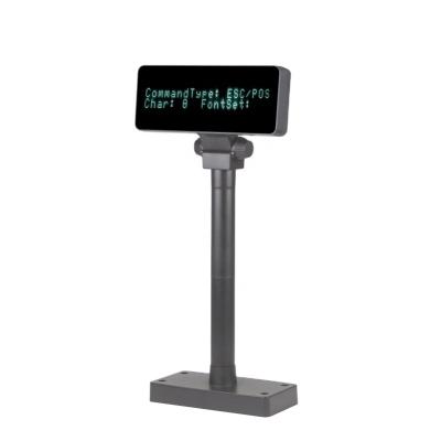 China ABS VFD 40 digitals POS LCD customer display LCD Customer Display with Stand for sale