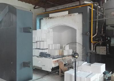 China 1700 ℃ Gas ( Oil ) Ultra - High Temperature Firing Shuttle Kiln for sale