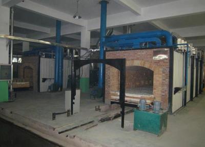 China Cart Type Gas Sintered Continus Refractory Brick Tunnel Kiln for sale