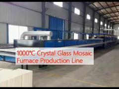 1000℃ Crystal Glass Mosaic Furnace Production Line