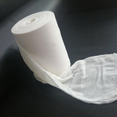 Китай Soft Breathable Durability White Jumbo Gauze Roll Gauze Roll For Wound Care 100yard продается