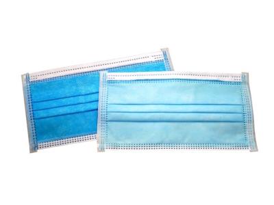 China Disposable Blue Custom Surgical Mask Anti Fog Mask Shield Fabric Face Mask for sale