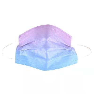 China Camouflage 3 Ply Medical Face Mask Earloop Disposable Surgical Mask Nonwoven for sale