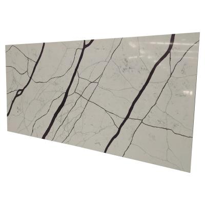 China Modern Calacatta Arno Wholesale Artificial Quartz Stone Slab for Countertop for sale