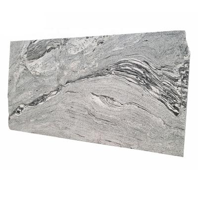 China Polished Exotic Brazilian Viscount White Granite Slab For Modern Cheap Prices for sale