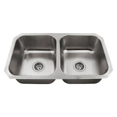 China Faucetless 7447A Used Undermount Stainless Steel Sinks Bowl for sale