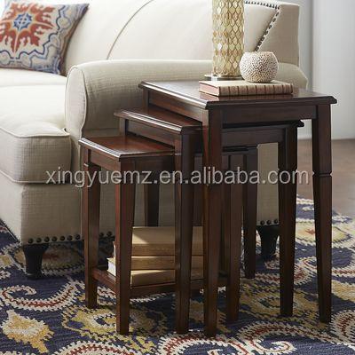 China Solid wood nesting solid wood table, wood nesting table, for sale