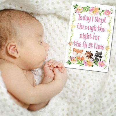 China Best Paper Monthly Milestone Card Baby Pafu Photography Backdrop Photo Prop For Newborn Baby for sale