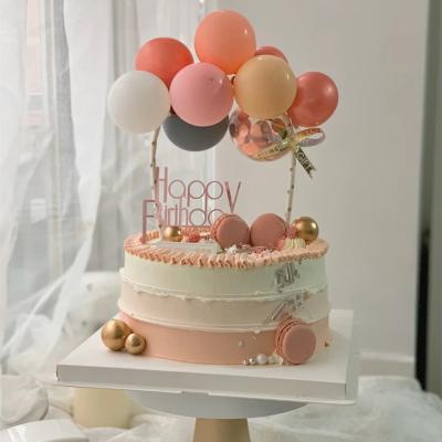 China Cake Decorations Pafu Wholesale Party Supplies Birthday Baby Shower Cake Topper Mini Balloon Party Favors Party Decorations Balloon Arch Insert for sale