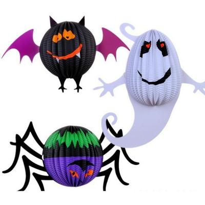 China Ghost Party Paper Prop Party Prop / Spider / Bat Halloween Paper Props Set for sale