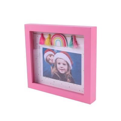 China China PAFU Wall Mounted Hanging Shade Box Showcase Table Top Wooden Picture Frame for sale