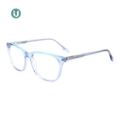 China IU-21018 Prescription Square Retro Acetate Optical Glasses Frames Glasses for sale