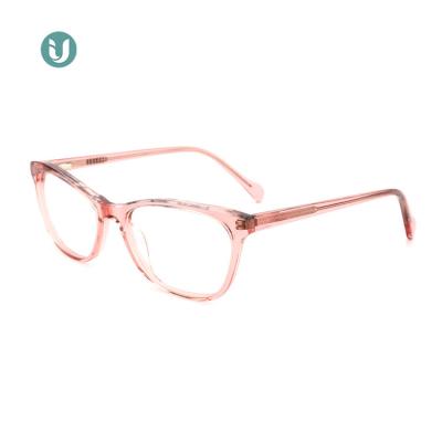 China IU-21021 Prescription Fashion Optical Glass Frames Eyewear Eyeglasses Acetate For Women for sale