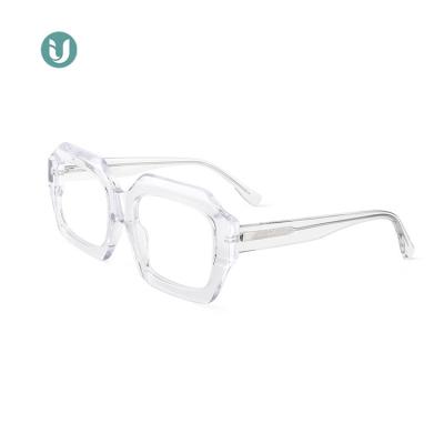 China IU-31108 Prescription Men Glasses Frames Acetate Glass Optical Frames for sale