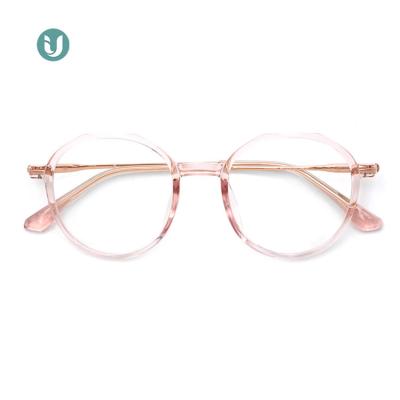 China Cheap Wholesale Fashionable Branded Optical Glasses Prescription 26081 TR 90 Frames Glasses For Women for sale