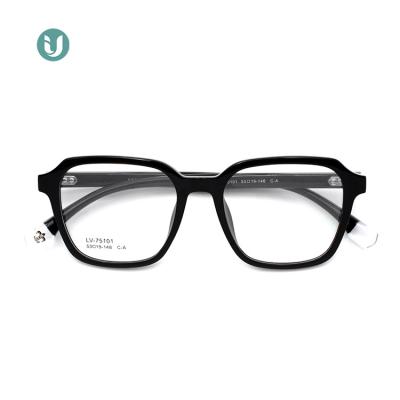 China Luxury Prescription 75101 Fashion Vintage Eye Wear Monocle TR90 Optical Frames For Unisex for sale