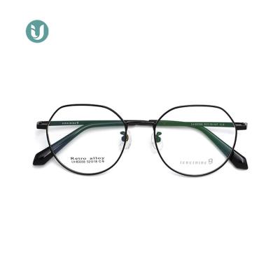 China Prescription 83358 Metal Glass Optical Frames Glasses , Metal Eye Glass Frames Eyewear Optical Glasses for sale