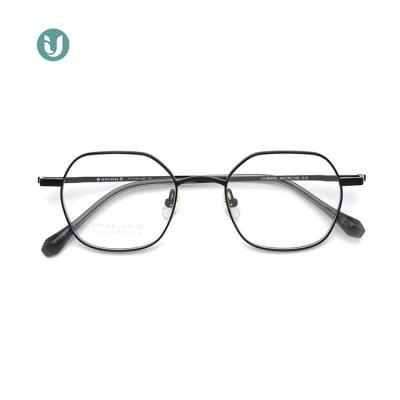 China Hand made prescription 88205 fashionable titanium optical frame, titanium optical frames for women for sale