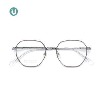 China Newest High Quality Pure Titanium Prescription Optical Frames Glasses Frame 88207 for sale