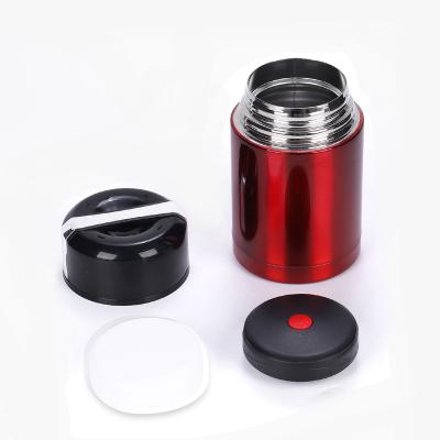 China Sustainable High Quality Thermal Insulated Lunch Container Stainless Steel Food Warmer Flask Vacuum Lunch Box Container for sale