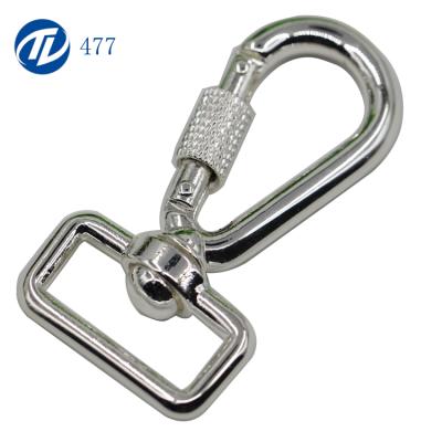 China Custom Promotional Gifts Metal Snap Hook Bag Parts / Snap Dog Swivel Hook Leash Accessory for sale