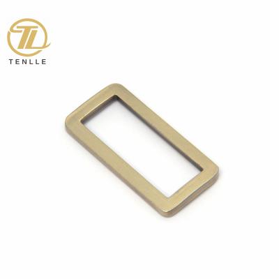 China Bags Buckle Zinc Alloy For Handbag Fashion Rectangle Square D Ring Buckle Accessories for sale