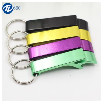 China Promotional Gifts Customized Key Aluminum Alloy Beer Bottle Opener Chain for sale