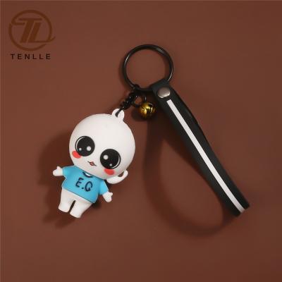 China Baby Soft Shape EQ Key Chain EQ Souvenir Gifts Promotion 3D PVC Key Chain Custom Design PVC Soft Key Chain for sale