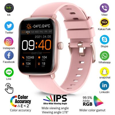 China Wifi 2022 New Waterproof IP67 Tracker Women Smartwatch Men Heart Rate Monitor Full Touch Dial Call Fitness Smartwatch for sale