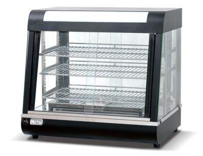 China Factory price glass hot food display showcase/hot food display cabinets/heating display for sale for sale