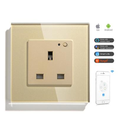 China 16A Universal British English Residential/Multi-Purpose Home Power Supply Board Systems Smart Accessories Switch Wall Sockets for sale