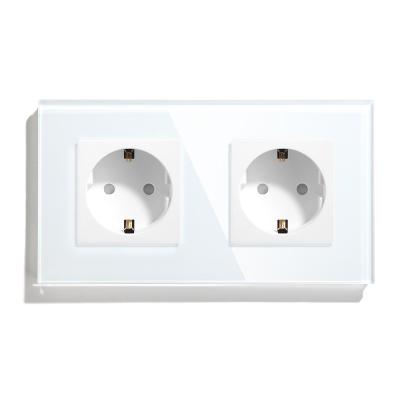 China Wall Socket Sku CE Rohs Certificate 157 Residential / General Purpose Electric EU Standard 16A Plug Gray 100,000 Times With Plug Black / Whites / Gold for sale