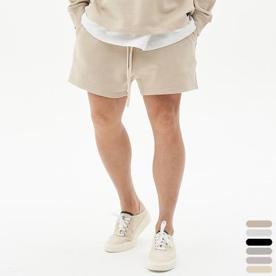 China Anti-Wrinkle Drop Shipping Mens Jogger Shorts Drawstring Cotton Bermuda Shorts Loose Fit Baggy Gym Shorts For Men for sale