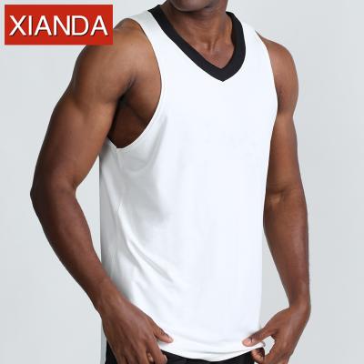 China OEM Gym Singlets Mens Tank Tops Stringer Bodybuilding Fitness Men's Breathable Tank Top Sports Wear for sale