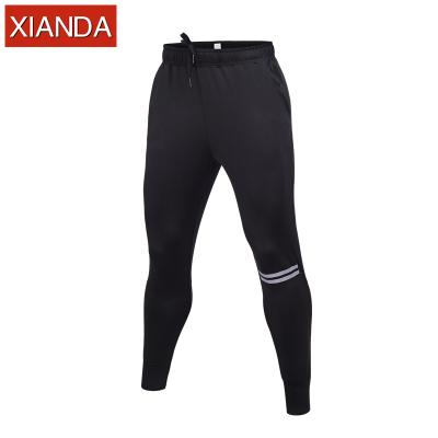 China Custom Logo Label Mens Breathable Pants Tightly Fit Athletic Running Track Pants Mens Gym Joggers for sale