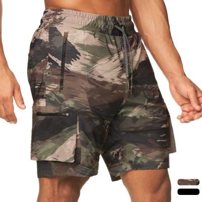 China Mens Breathable Sports Shorts Bermuda Breathable Quick Dry Camouflage Shorts Multi-pocket Mens Cargo Shorts for sale