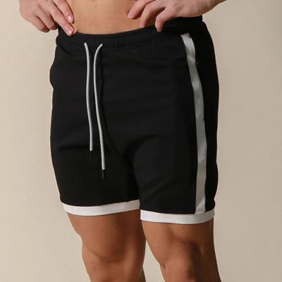 China Breathable Mens Gym Shorts Stretch Mens Workout Shorts Drawstring Fitness Training Shorts With Pockets for sale