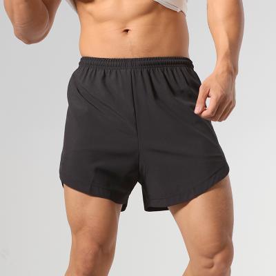 China Quick Dry Men's Bodybuilding Gym Workout Training Shorts Breathable Sporty Running Shorts for sale