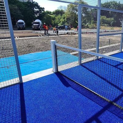 China EXITO Supplier Full Panoramic Padel Tennis Court Wholesale Panoramic Padel Court 10m*20m for sale