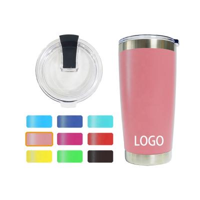 China Sustainable Quality 20oz Tumbler Double Wall 18/8 Stainless Steel Flamingo 20oz Tumbler With Straw And Brush for sale