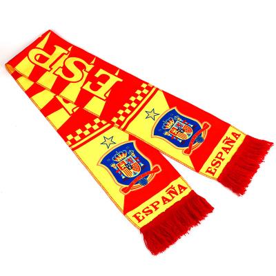 China Breathable L&J Shoe Women Scarves Shawls Qatar World Cup Gift Souvenir National Flag Scarves Football Fan Scarf For Men for sale