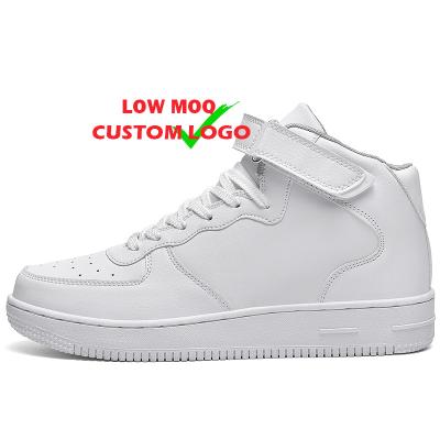 China Cushioning L&J Custom Shoe Brand Shoes Genuine Leather Men's High Low Retro Running Sneakers Custom Basketball Style Sneakers for sale