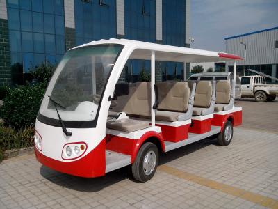 China Green Power Eleven Passenger 4.2 KW Low Speed Electric Vehicles / Tourist Bus for sale