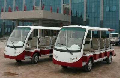 China Fourteen Passengers 4.2 KW Electric Shuttle Bus , Trojan Battery Street Legal Electric Cart for sale