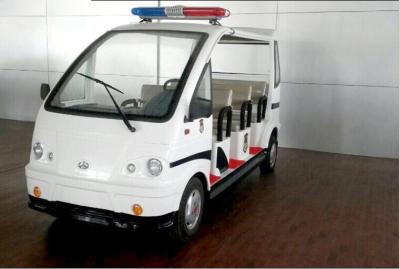 China Police Security Patrol Eight Passenger Street Legal Electric Vehicles for University / Resort for sale