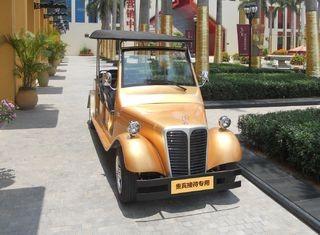 China Energy Saving Full Electric Powered Resort Vehicle Classic Car , 6 Seat 48V 4.2KW for sale