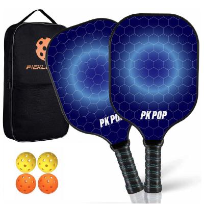 China Customized color pickleball dropshipping Customizable Carbon Fiber China Factory Price OEM China Custom Logo  USAPA Pickleball Paddle Balls for sale