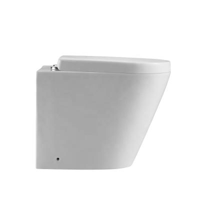 China Double-Flow ANBI China Manufacture Water Saving Ceramic Sanitary Ware Bathroom Toilet Floor Mounted Toilet for sale