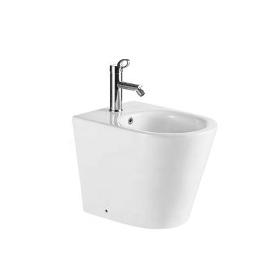 China ANBI New Arrival White Floor Mounted European Bathroom Fully Concealed Ceramic Toilet Bidet for sale