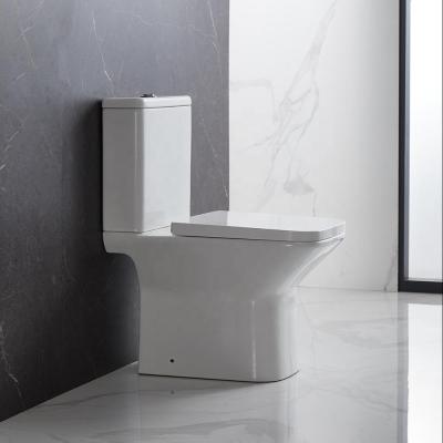 China ANBI Double-Flow Sanitary Design Two Piece WC Western Toilet With CE Certificated for sale